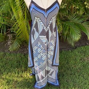 NIC & ZOE Calypso Silk Blend Maxi Dress - Size M